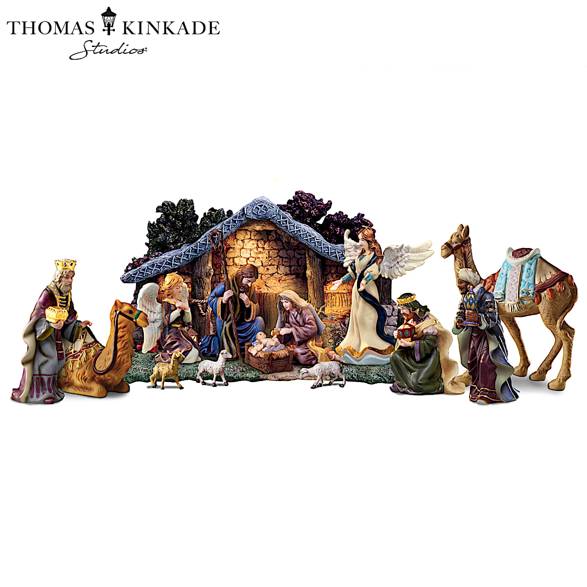Thomas Kinkade Christmas Nativity Collection Star Of Hope